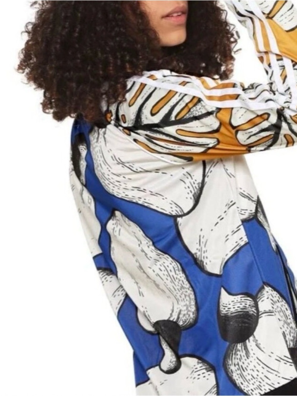 adidas Originals x The FARM Company Farm Rio Cashew Print Track Jacket Large